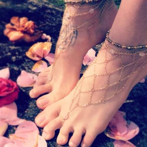 HJUEY Bracelets On The Leg