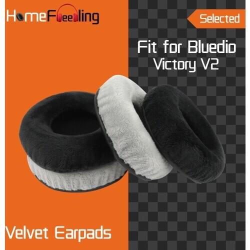 Homefeeling Earpads for Bluedio Victory V2 Headphones Earpad Cushions Covers Velvet Ear Pad Replacement