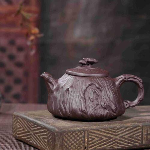 Quality goods by pure manual and old spring of ganoderma lucidum for purple clay pot of tea set a undertakes the teapot