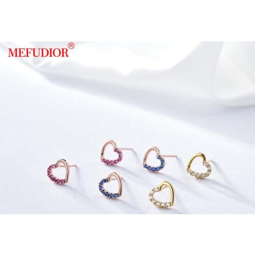 Серьги-гвоздики MEFUDIOR China At AliExpress