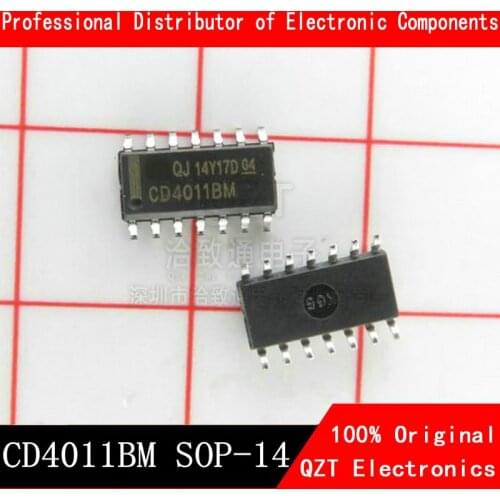 10PCS CD4011BM SOP14 CD4011B CD4011 4011 SOP-14 SMD New and Original IC Chipset
