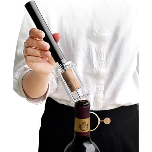 Stainless Steel Air Pressure Wine Bottle Opener Air Pump Pin Type Bottle Pumps Corkscrew Cork Out Tool Red Wine Opener