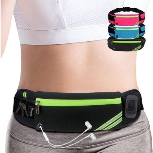 5Pack Waist Packs,Best Comfortable Unisex Running Belt That Fit All Waist Sizes&All Phone Models.for Running,Workouts,Travelling