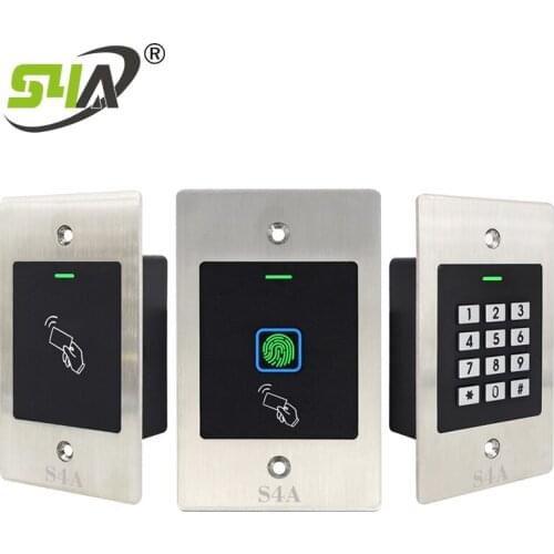S4A IP66 Waterproof Metal Case Embedded mounted Access Control scanner RFID 125KHZ Reader