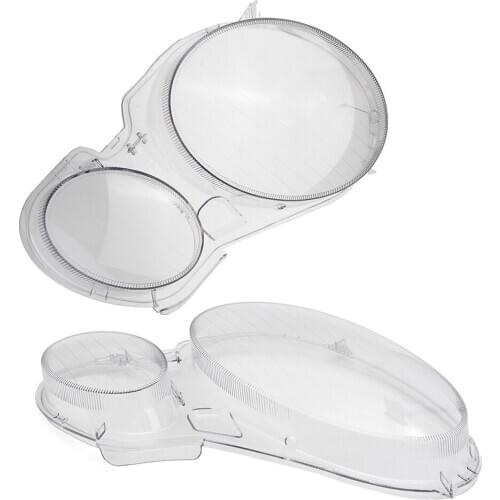 Replacement For E Class W211 E320 E350 2002-2008 1 Pair Car Headlight Lens Shell Cover 2118202961 2118203061