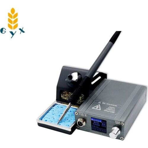 T12-X electric soldering iron Adjustable temperature flying lead welding tool Household high frequency soldering station
