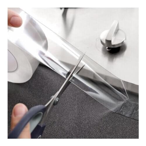 Kitchen Sink Waterproof Mildew Strong Self-adhesive Transparent Tape Bathroom Bathroom Gap Strip Self-adhesive Pool Water Seal