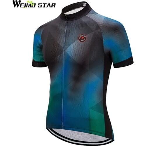 Weimostar 2019 Bike Team Cycling Clothing Summer Short Sleeve Cycling Jersey Maillot Ropa Ciclismo Breathable MTB Bike Jersey