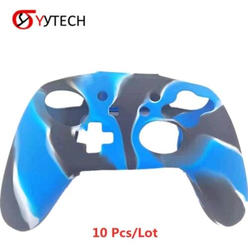 YYTECH 10Pcs/Lot Camouflage Game Controller Protective Shell Silicone Case For Nintendo Switch Pro NS Video Gamepad Accessories