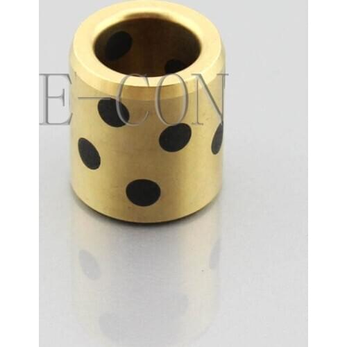 1PCS JDB Oilless Graphite Lubricating Brass Bearing Bushing Sleeve 16x22x20mm