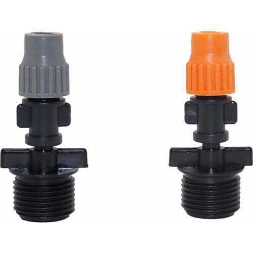 100 sets Atomizing Misting Sprayers With Male 1/2" to 6mm Connectors Cooling Humidifiers Nozzles Garden Water Agriculture Tools