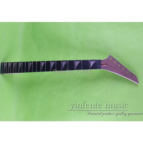 114# New Electric guitar neck Unfinished ebony Fingerboard 22 fret 25.5"