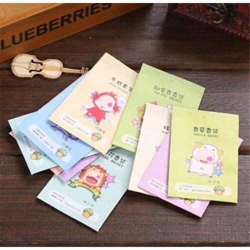 12Pcs/set Natural Sachet Wardrobe Scent Bag Air Fresh Supplies Bathroom Wardrobe Closet Removal Odor Tool Household Accessories