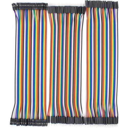 2.54mm Dupont Line 20cm 10cm 40Pin Male to Male+Female to Male + Female to Female Jumper Wire Dupont Cable DIY KIT
