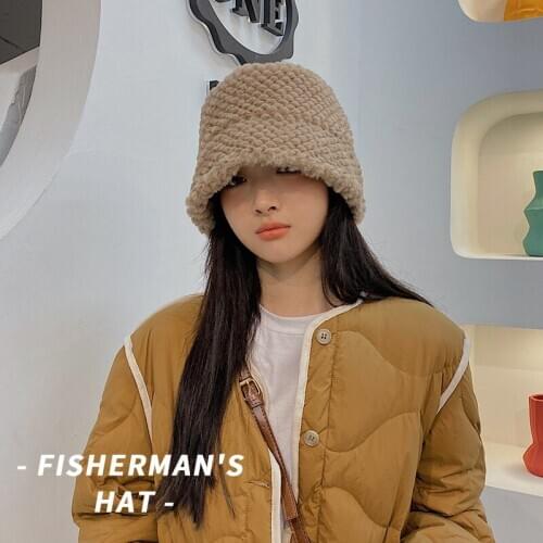 2020 Winter Womens Bucket Hat Thicken Fisherman Cap Outdoor Travel Hat Sun Panana for Men and Women