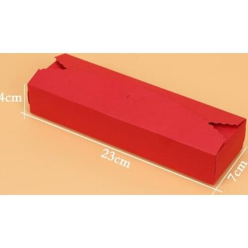 23*7*4cm Cheap Chocolate gift box Pink fancy moon gift packaging box Magnetic closure gift packing box Wedding cake box red