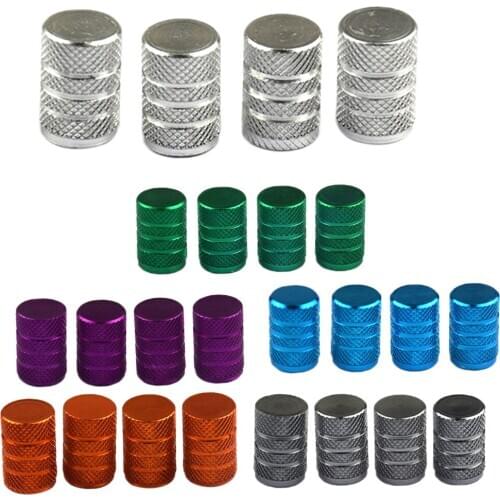 4pcs Automatic Car Bicycle Wheel Tire Valve Stems Cap Dustproof Cover