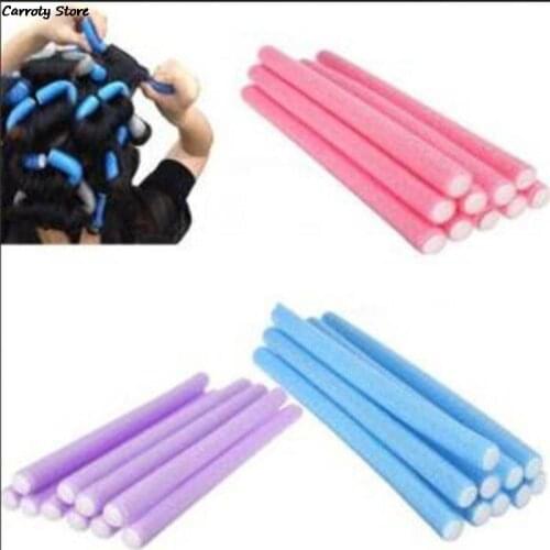 Curler Hair Roller Sticker Random Colors fast shipping 5pcs Rollers New Hair Curling Flexi Rods Magic Air Hair Roller