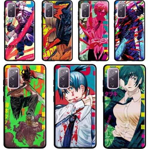 Anime Chainsaw Man Case For Samsung Galaxy S10 S8 S9 Plus S10e Note 9 Note 10 Note 20 S21 Ultra S20 FE Cover