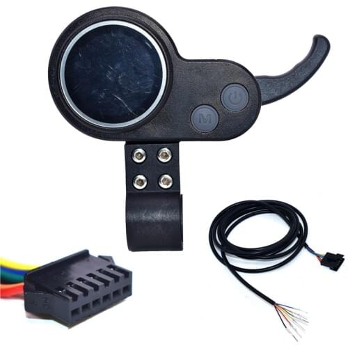 Electric Scooter Display Accelerator Electric Skateboard Accelerating Meter Color Screen Monitor Instrument with Connection line