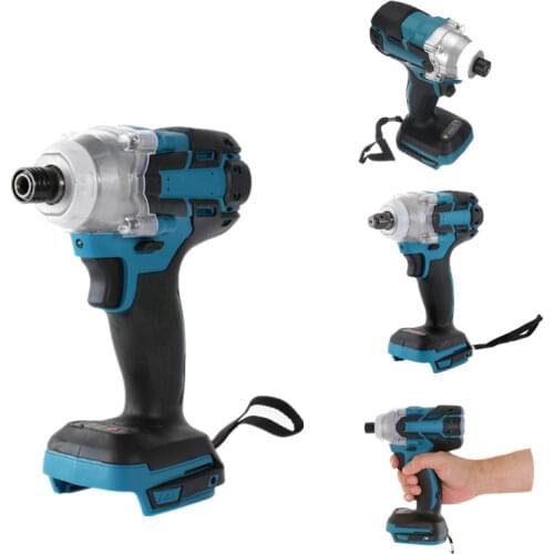 2 Types 18V 520N.m Brushless Cordless Electric Impact Wrench Rechargeable 1/2 Socket Wrench Power Tool For Makita Battery