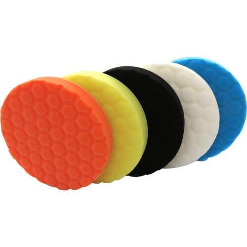 7 Inch 5pcs/Set Sponge Polishing Pad Waxing Buffing Pad Kit Compound Auto Car Polisher Tool