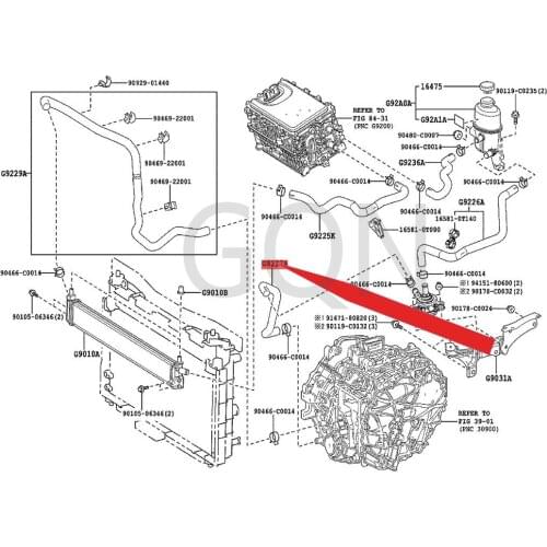 Inverter cooling hose 2014-Toy ota COR OL LA Inverter cooling pipe parking brake oil pipe connecting pipe oil supply pipe