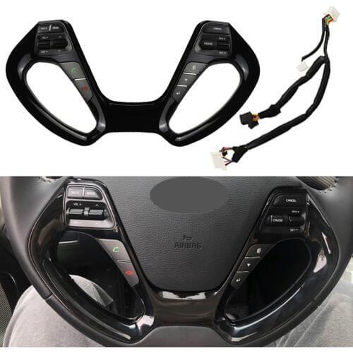 For Kia K3/K3S Constant Speed Cruise Control Multifunction Steering Wheel Button Upgrade Party Control Volume Phone Bluetooth