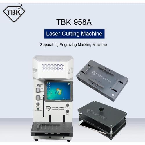 TBK Laser Cutting Machine For Phone LCD Frame Repair Separating Engraving Marking Machine With Positioning Mould Laminated Mold