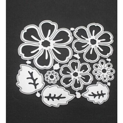 Metal Cutting Dies Flowers and Leaves Crafts Die Cuts Stencil For DIY Scrapbooking Paper Cards Embossing Mold Template