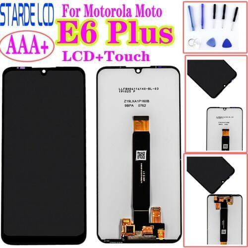 Original For Motorola Moto E6 Plus PAGA0004 LCD Display Touch Screen Sensor Digiziter Assembly New For moto E6 Plus LCD