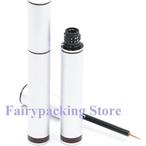 3ml Empty Cosmetic Eyeliner Liquid Refillable Sample Bottle, Makeup Eyelashes Glue Container, Empty Eyelashes Growth Liquid Tube