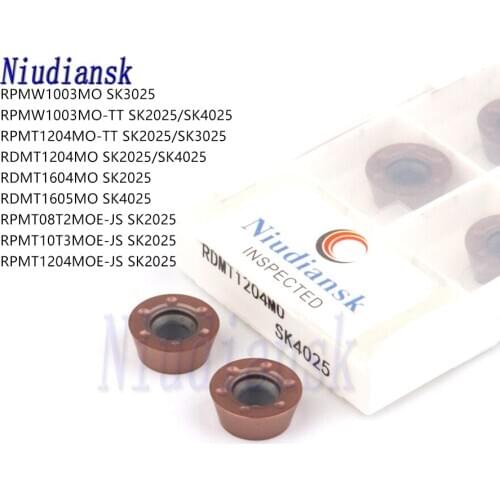 RPMW1003MO RPMT1204MO SK3025 SK4025 RDMT1605MO RPMT08T2MOE-JS SK2025 Carbide Inserts CNC Lathe Tools Milling Cutter Turning Tool