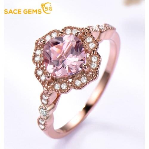 Женские золотые кольца SACE GEMS China At AliExpress