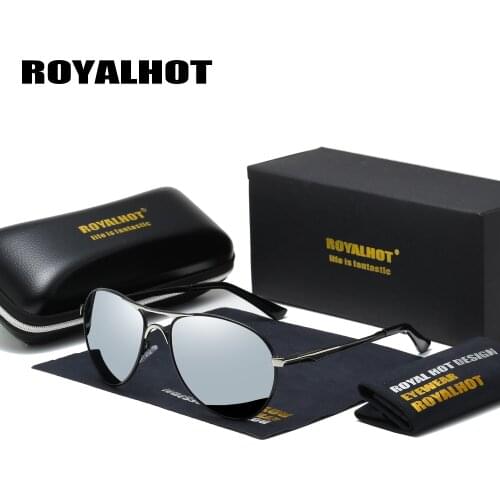 RoyalHot Men Women Polarized Alloy 2 Beams Frame Sunglasses Driving Sun Glasses Shades Oculos masculino Male p60016