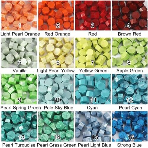 Sealing wax beads, wax beads for wax marks, envelopes or wedding, seal wax mark, wax seals, wax wax, wax sealing melting spoon