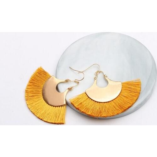 Vintage Geometric Tassel Earrings for Women Big Long Fringe Drop Statement Earring Fashion Jewelry 2020 Brinco Orecchini Donna