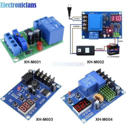 XH-M601 XH-M602 XH-M603 XH-M604 Lithium Battery Charging Control Switch Board Module 12V 3.7-120V 24V 6-60V Digital LED Display