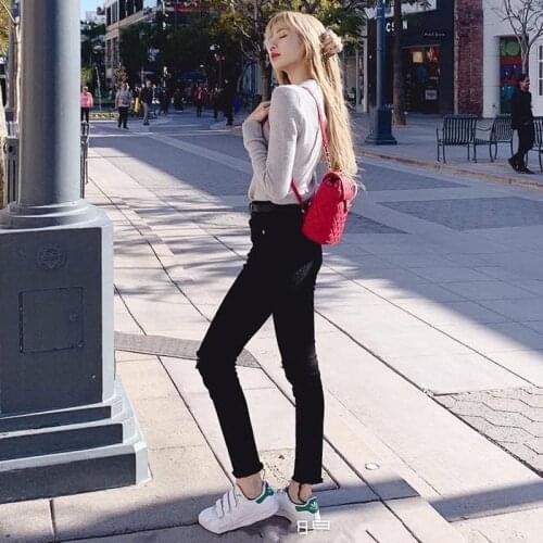 Xingju Womens High Jeans