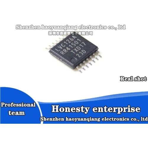 5PCS Genuine original 74LVC126APW screen printed LVC126A patch tight foot TSSOP-14 driver chip