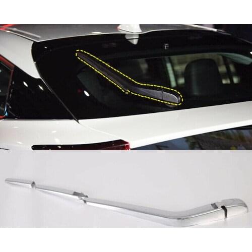 Car Chrome Rear Window rain Wiper blade cover Trim For Toyota Prius 2016-2020