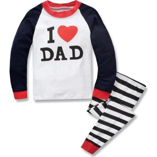 Childrens Pajamas Kids Clothes Boys Homewear Sets Sleepwear Baby Boys Clothes Little Teens Long Sleeve Girls Pijamas 2-7Y Suit