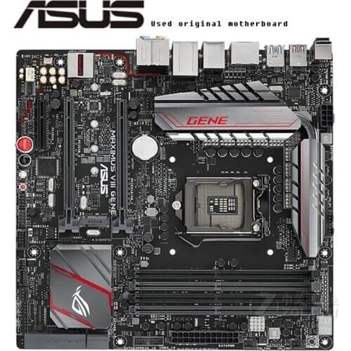 For Asus MAXIMUS VIII GENE Original Used Desktop Intel Z170 Z170M DDR4 Motherboard LGA 1151 i7/i5/i3 USB3.0 SATA3