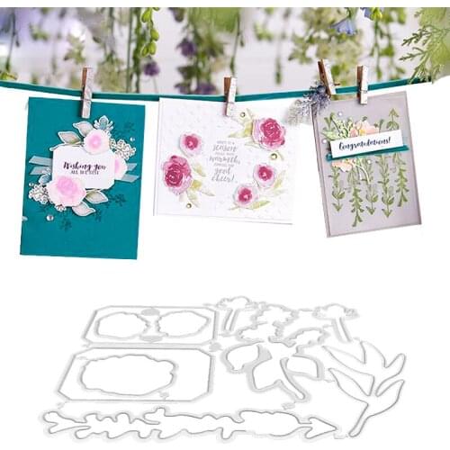 Julyarts Grass Stamp and Cutting Dies 2021 Craft Supplies Scrapbooking DIY Album Paper Craft Embossing Stencil Decoration