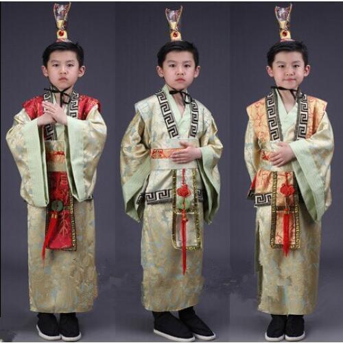 Boys chinese emperor Coaplay costume ancient costumes chinese prince robe clothing tang dynasty Halloween clothes