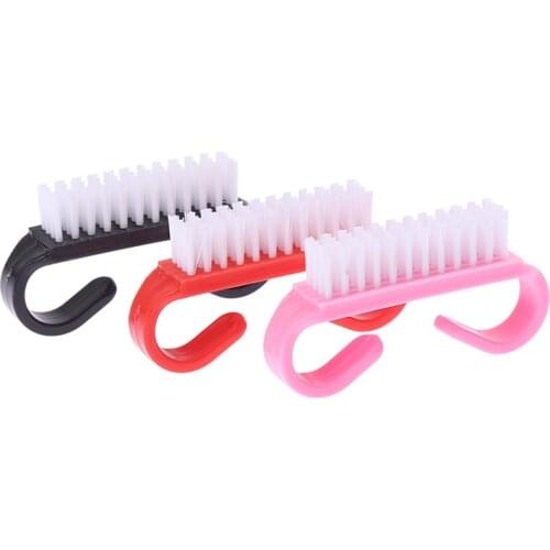 Soft Remove Dust Top Nail Cleaning Nail Brush Tools File Nail Art Care Manicure Pedicure Small Angle Clean For Nail Makeup