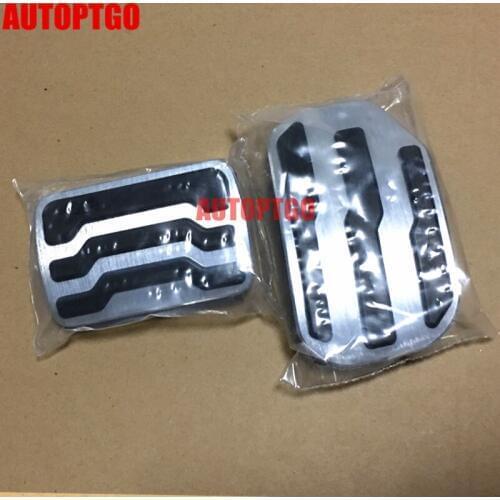 No Drill Car Styling Foot Accelerator Gas Brake Pedal Pad Cover Accessory Kit For Lincoln Navigator 2005-2019