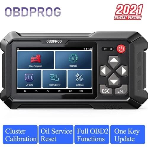 OBDPROG M500 OBD2 Cluster Calibration Professional Oil Service Reset Code Reader OBD2 Scanner Cluster Adjust Diagnostic Tools