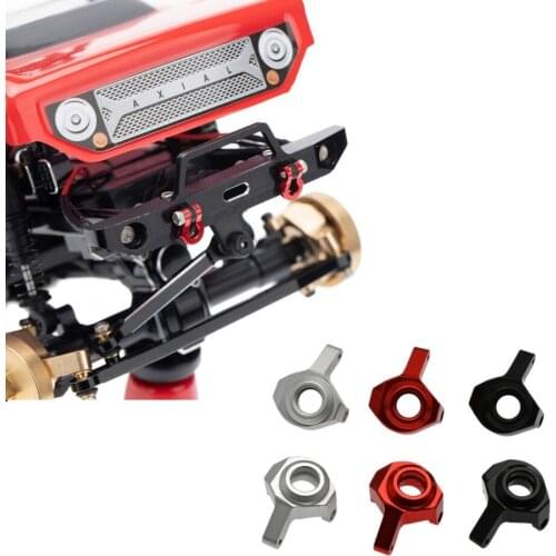 A pair SPGCM 1:24 RC remote control car Aluminum alloy steering cup kit for Axial SCX24 90081 AXI00002 AXI00001