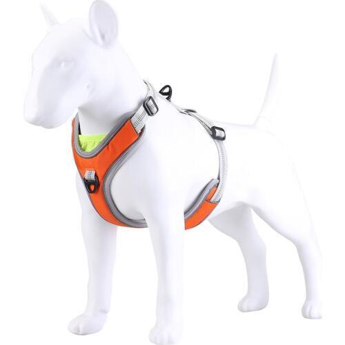 Dog Pet Harness Vest Adjustable Reflective Harnesses Puppy Breathable Chest Straps For Small Medium Large Dogs Pet Supplies